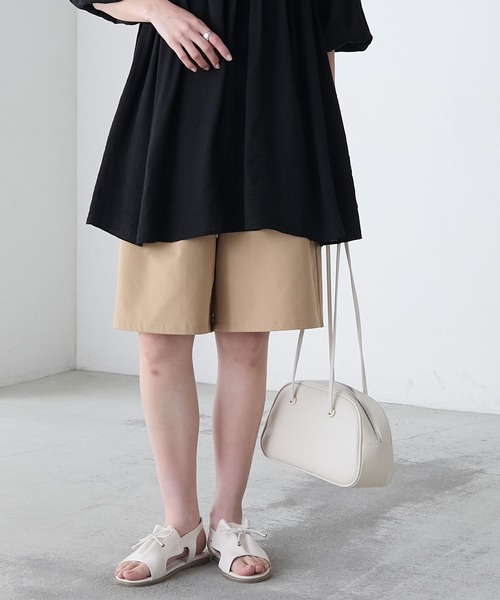 BONLECILL（ボンルシール）の「リボンドロストギャザーサンダル（サンダル・レディース・ブラック/アイボリー/キャメル・S/M/L）」の20枚目の写真