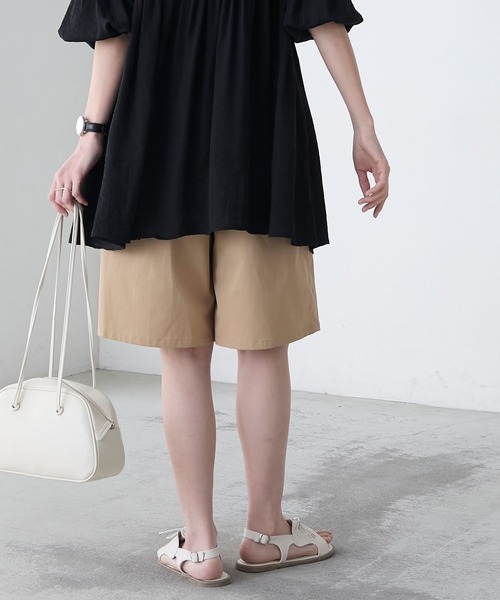 BONLECILL（ボンルシール）の「リボンドロストギャザーサンダル（サンダル・レディース・ブラック/アイボリー/キャメル・S/M/L）」の22枚目の写真