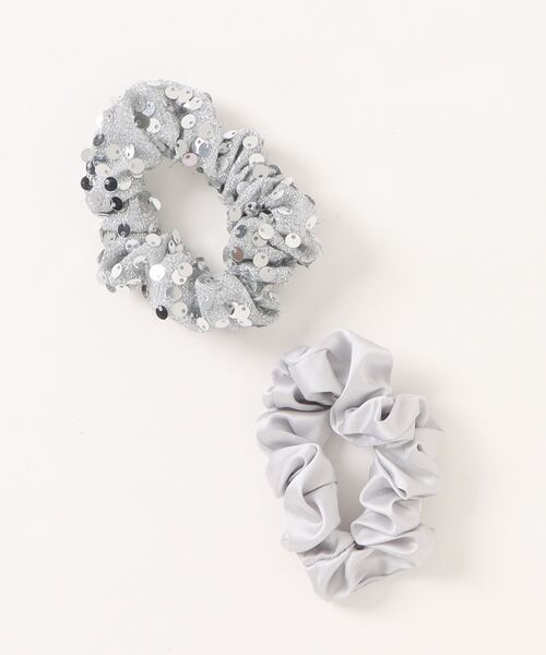 スパンコールミニセットシュシュ（ヘアゴム）｜Three Four Time