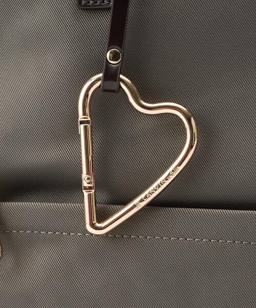 LANVIN en Bleu（ランバンオンブルー）の「マルク　ハートカラビナリュック 484214（バックパック/リュック・レディース・チャコールグレー/ブラック・FREE）」の19枚目の写真