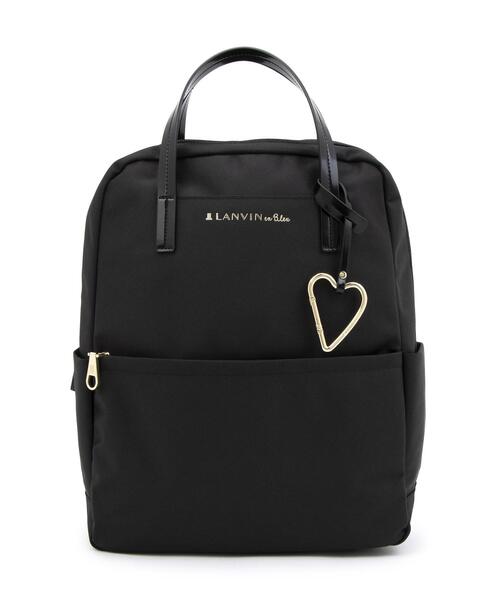LANVIN ランバン　リュック バックパック　　ハートカラビナリュック マルク ハートカラビナリュック 484214（バックパック/リュック