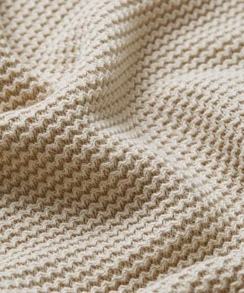 G-STAR（ジースター）の「SERRATED FULL ZIP KNIT/ワンポイントロゴフルジップコットンニットセーター（ニット/セーター・メンズ・ダークグレー/ベージュ系その他・LARGE/MEDIUM/SMALL）」の14枚目の写真