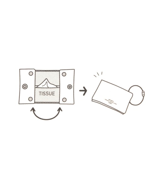 LAKOLE（ラコレ）の「PUポケットティッシュケース / 250983（ポーチ・レディース・ベージュ/チャコール/その他1/ブラック・FREE）」の17枚目の写真