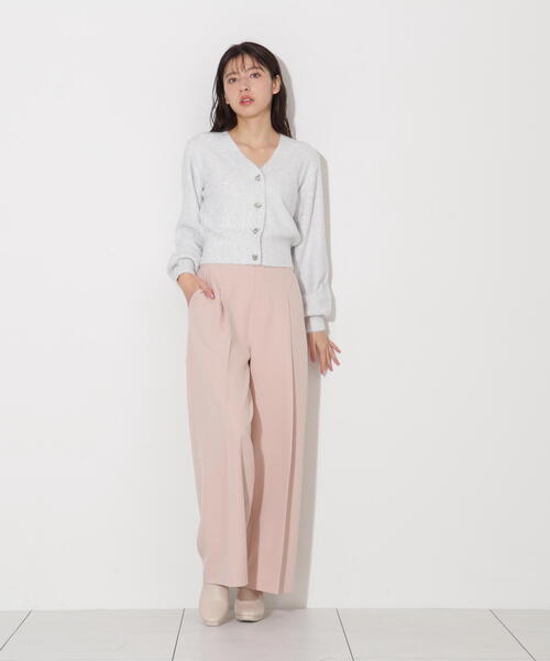 JILL by JILL STUART（ジルバイジルスチュアート）の「◇ラメフェザーカーディガン（カーディガン/ボレロ・レディース・ホワイト/ブラック/ピンク/ピンク系その他・FREE）」の19枚目の写真