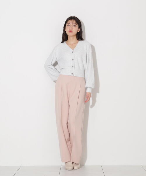 JILL by JILL STUART（ジルバイジルスチュアート）の「◇ラメフェザーカーディガン（カーディガン/ボレロ・レディース・ホワイト/ブラック/ピンク/ピンク系その他・FREE）」の21枚目の写真