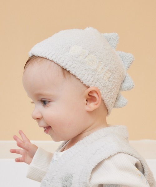 gelato pique（ジェラートピケ）の「【BABY】パウダーアニマルキャップ（その他ベビー用品・キッズ・グリーン/ラベンダー/オフホワイト・FREE）」の2枚目の写真