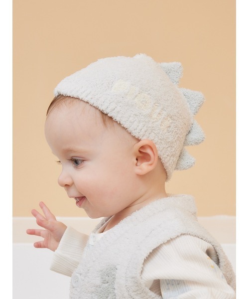 gelato pique（ジェラートピケ）の「【BABY】パウダーアニマルキャップ（その他ベビー用品・キッズ・グリーン/ラベンダー/オフホワイト・FREE）」の4枚目の写真