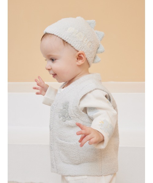 gelato pique（ジェラートピケ）の「【BABY】パウダーアニマルキャップ（その他ベビー用品・キッズ・グリーン/ラベンダー/オフホワイト・FREE）」の5枚目の写真