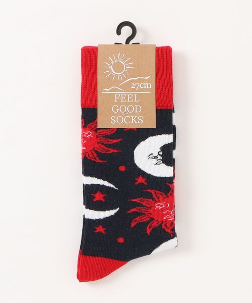 チャイハネ(チャイハネ)の「【チャイハネ】ネイチャーミドルソックス25~28cm(ソックス/靴下・メンズ・ブラック/カーキ/オリーブ/ネイビー/パープル/イエロー/レッド/ホワイト・FREE)」の16枚目の写真