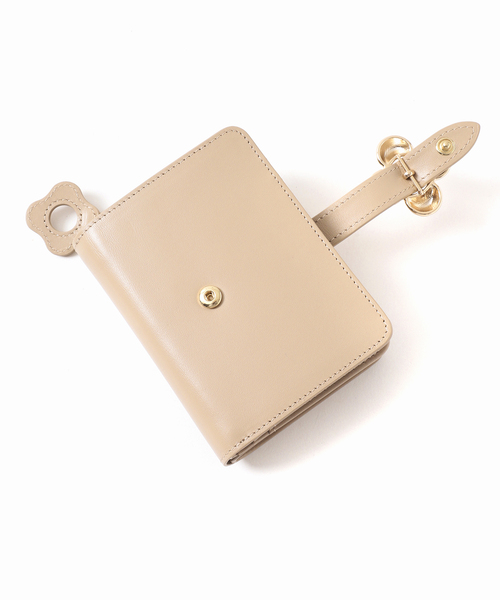 Spick & Span（スピックアンドスパン）の「《WEB限定》HASHIBAMI / ハシバミ FLOWERバックル ウォレット（財布・レディース・イエロー/ブラウン/ベージュ系その他・FREE）」の12枚目の写真
