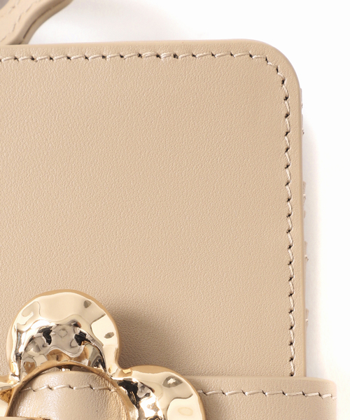 Spick & Span（スピックアンドスパン）の「《WEB限定》HASHIBAMI / ハシバミ FLOWERバックル ウォレット（財布・レディース・イエロー/ブラウン/ベージュ系その他・FREE）」の6枚目の写真