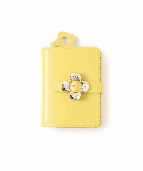 Spick & Span（スピックアンドスパン）の「《WEB限定》HASHIBAMI / ハシバミ FLOWERバックル ウォレット（財布・レディース・イエロー/ブラウン/ベージュ系その他・FREE）」の5枚目の写真