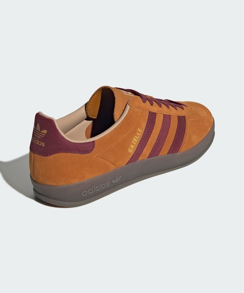 adidas(アディダス)の「adidas/アディダス GAZELLE INDOOR W スリーストライプス ロゴスニーカー(スニーカー・メンズ・ベージュ/ブラック/オレンジ/サンドベージュ/グリーン・24.5/24/23.5/23/26.5/27/27.5/25/26/28/25.5)」の17枚目の写真