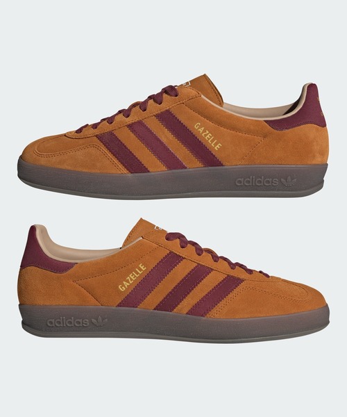 adidas(アディダス)の「adidas/アディダス GAZELLE INDOOR W スリーストライプス ロゴスニーカー(スニーカー・メンズ・ベージュ/ブラック/オレンジ/サンドベージュ/グリーン・24.5/24/23.5/23/26.5/27/27.5/25/26/28/25.5)」の16枚目の写真
