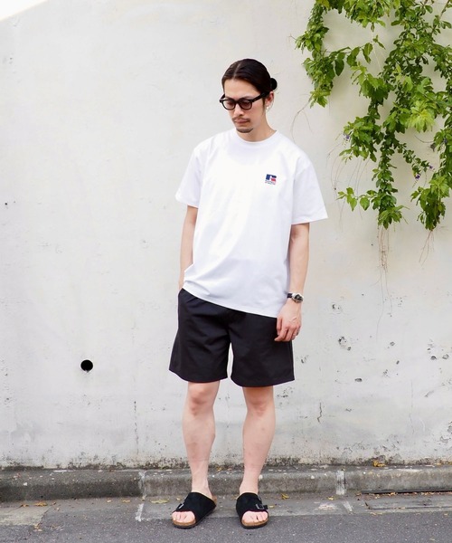 Russell Athletic（ラッセルアスレティック）の「【別注】RUSSELL ATHLETIC / DRI-POWER T-SHIRT（Tシャツ/カットソー・メンズ・ホワイト/ブラック/ネイビー・M/S/XL/L）」の5枚目の写真