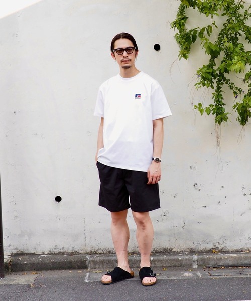 Russell Athletic（ラッセルアスレティック）の「【別注】RUSSELL ATHLETIC / DRI-POWER T-SHIRT（Tシャツ/カットソー・メンズ・ホワイト/ブラック/ネイビー・M/S/XL/L）」の6枚目の写真