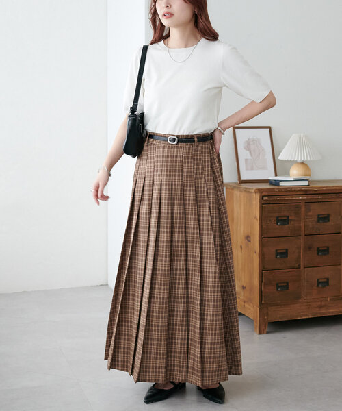 プリーツロングスカート（スカート）｜DISCOAT（ディスコート）の