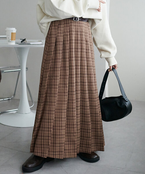 プリーツロングスカート（スカート）｜DISCOAT（ディスコート）の