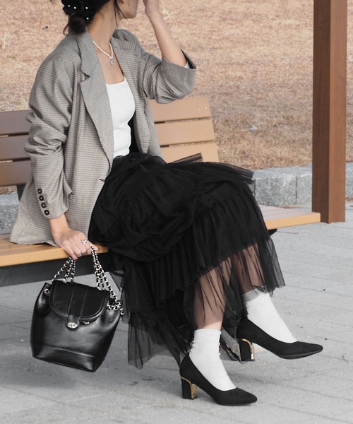 minia（ミニア）の「プレミアムゴールドヒールパンプス（パンプス・レディース・ブラック/ベージュ系1/ブラック系1/グレー系1/ベージュ系2/ネイビー系1/グレー系2・22.0cm/22.5cm/23.0cm/23.5cm/24.0cm/24.5cm/25.0cm/25.5cm/26.0cm）」の12枚目の写真