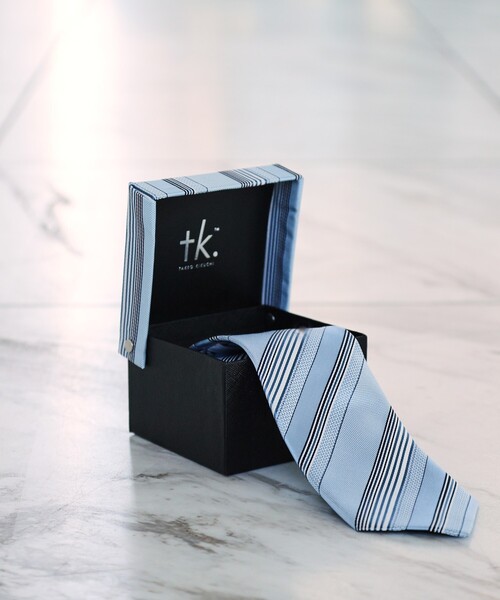 tk.TAKEO KIKUCHI（ティーケータケオキクチ）の「◆【BOX入り】ベーシックタイ（ネクタイ・メンズ・グレー系その他4/サックスブルー系2/モスグリーン系3/ライトグレー系2/ネイビー系2/ブルー系その他5・00）」の6枚目の写真