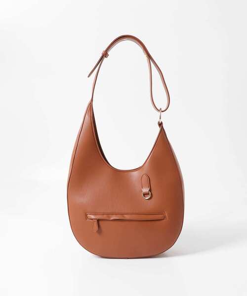 SENSE OF PLACE by URBAN RESEARCH（センスオブプレイスバイアーバンリサーチ）の「ワンハンドルラウンドバッグ（ショルダーバッグ・レディース・ブラウン/ブラック/アイボリー・ONE）」の20枚目の写真