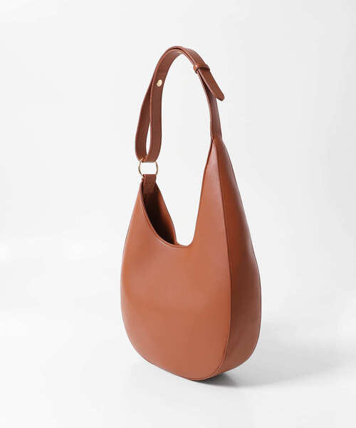 SENSE OF PLACE by URBAN RESEARCH（センスオブプレイスバイアーバンリサーチ）の「ワンハンドルラウンドバッグ（ショルダーバッグ・レディース・ブラウン/ブラック/アイボリー・ONE）」の21枚目の写真