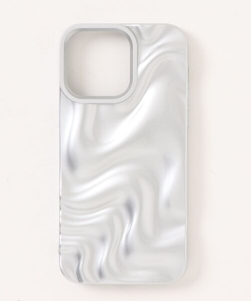 Fun & Daily(ファンアンドデイリー)の「Silver Wave iPhone Case 14 15 16 17 Pro ProMax(スマホケース/カバー・レディース・シルバー/シルバー系その他・iPhone 15/iPhone 15 Pro/iPhone 15 Pro Max/iPhone 16/iPhone 16 Pro/iPhone 16 Pro Max/iPhone 14 Pro Max/iPhone 14 Pro/iPhone 14/iPhone 17/iPhone 17 Pro/iPhone 17 Pro Max)」の13枚目の写真