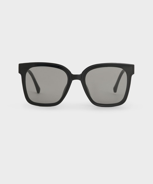 CHARLES & KEITH(チャールズ & キース)の「Brea ブリー フォルダブルサングラス(サングラス・レディース・ブラック/グレー・FREE)」の2枚目の写真