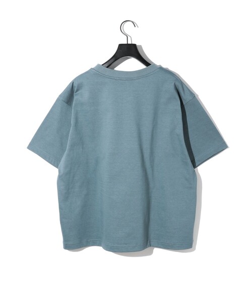 MIDIUMISOLID(ミディウミソリッド)の「MIDIUMISOLID Men’s ハーフスリーブベーシックプルオーバー(Tシャツ/カットソー・メンズ・オフホワイト/ライトグレー/ブラック・48)」の18枚目の写真