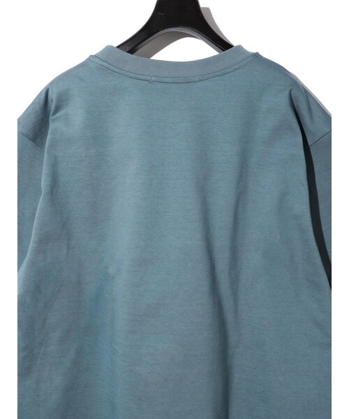 MIDIUMISOLID(ミディウミソリッド)の「MIDIUMISOLID Men’s ハーフスリーブベーシックプルオーバー(Tシャツ/カットソー・メンズ・オフホワイト/ライトグレー/ブラック・48)」の19枚目の写真