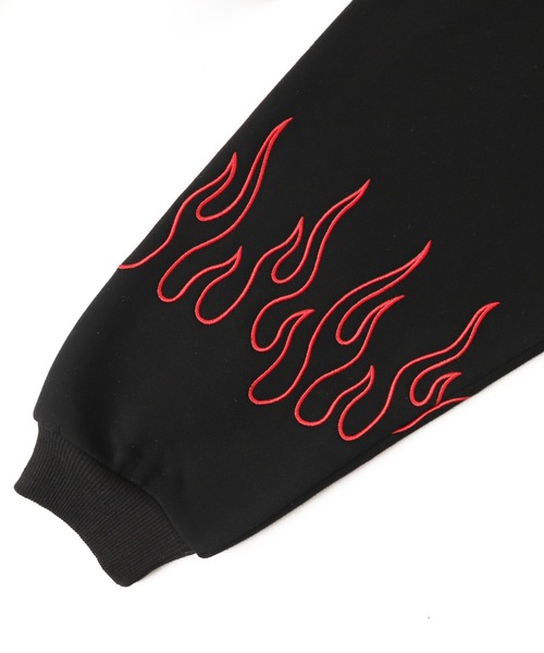 Figments(フィグメンツ)の「ドラゴン刺繍ビッグZIPパーカー(パーカー・レディース・ブラック/スミクロ・LARGE/X-LARGE)」の17枚目の写真