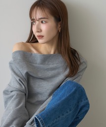 【ZOZO限定】オフショルスウェット