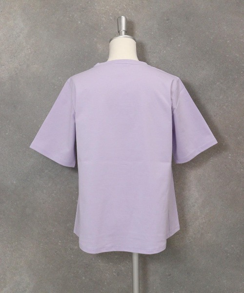 STUDIO PICONE(スタジオピッコーネ)の「スパンコールピコUV冷感Tシャツ(Tシャツ/カットソー・レディース・ライトパープル/ライトブルー/ブラック/ホワイト・L/M/LL)」の16枚目の写真