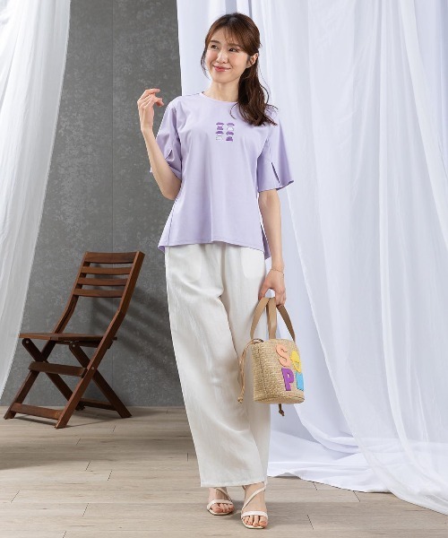 ピッコーネ STUDIO PICCONE カットソー クールドライ スパンコールピコUV冷感Tシャツ（Tシャツ/カットソー）｜STUDIO