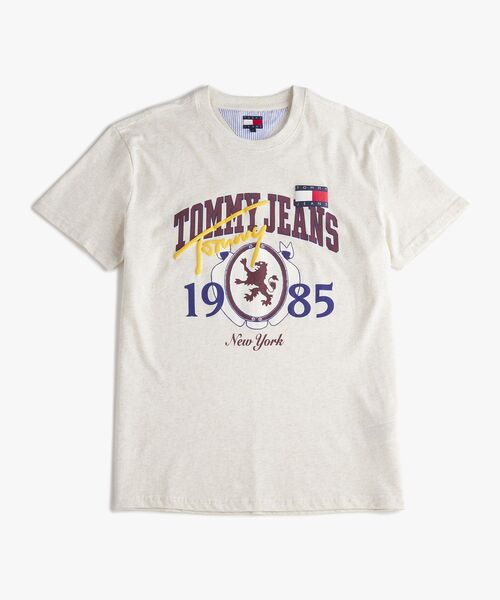 tommy jeans(トミー ジーンズ)の「レギュラーバーシティノベルティTシャツ(Tシャツ/カットソー・メンズ・ホワイト/ブラック・X-LARGE/LARGE/SMALL/MEDIUM)」の4枚目の写真