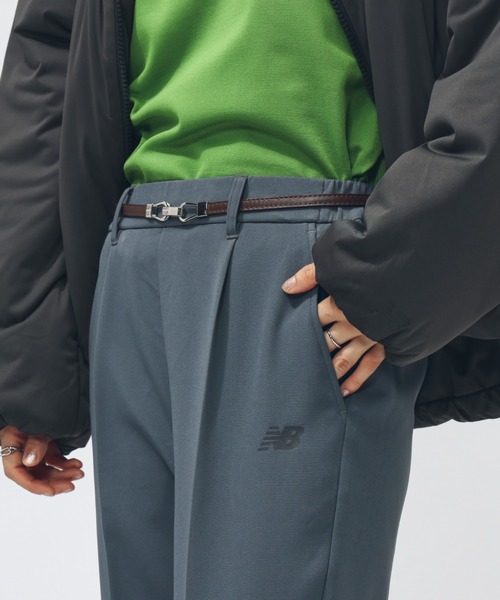 NEW BALANCE（ニューバランス）の「【別注】ニューバランス New Balance THE CITY ストレートパンツ 限定コラボ（スラックス・レディース・ベージュ/グリーン/ブルーグレー・S/M/L）」の9枚目の写真