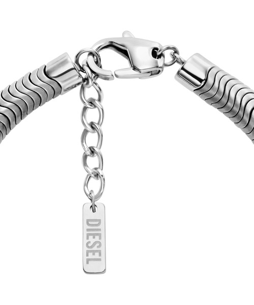 ディーゼル アクセサリー メンズ ブレスレット シルバー DX1572931 ディーゼル アクセサリー メンズ ブレスレット シルバー DX1572931