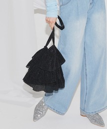 ECLAM（クラム）の「フリルラメバッグ（ショルダーバッグ）」