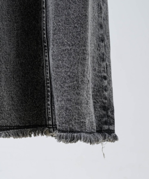 What Is Heart(ワットイズハート)の「denim long one-piece - デニムロングワンピース -(ワンピース・レディース・ブルー/グレー・MEDIUM/SMALL)」の21枚目の写真