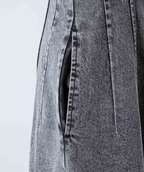 What Is Heart(ワットイズハート)の「denim long one-piece - デニムロングワンピース -(ワンピース・レディース・ブルー/グレー・MEDIUM/SMALL)」の20枚目の写真