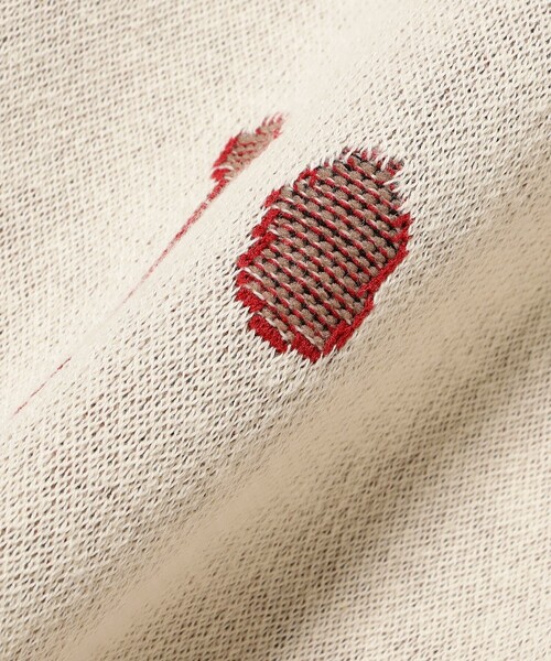 BAL（バル）の「BAL / DRIP JACQUARD COTTON CREWNECK SWEATER（ニット/セーター・メンズ・ナチュラル/グレー・MEDIUM/X-LARGE/LARGE）」の7枚目の写真