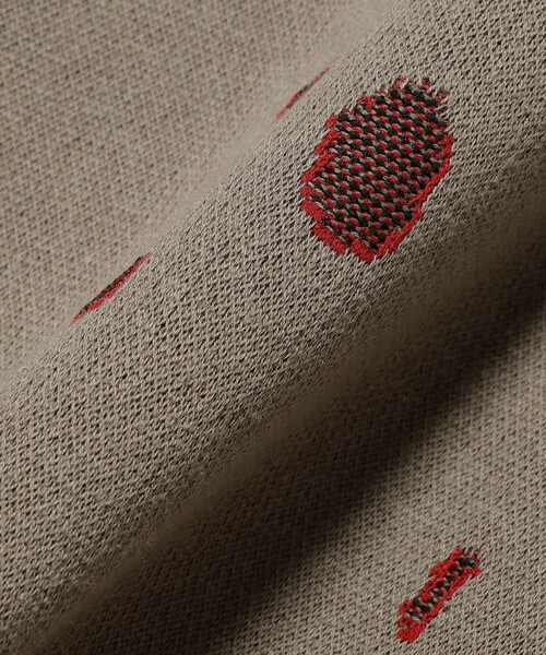 BAL（バル）の「BAL / DRIP JACQUARD COTTON CREWNECK SWEATER（ニット/セーター・メンズ・ナチュラル/グレー・MEDIUM/X-LARGE/LARGE）」の10枚目の写真