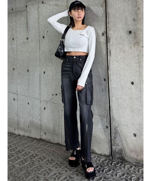 MURUA(ムルーア)の「バックルベルトサンダル(サンダル・レディース・ホワイト/ブラック/ゴールド系その他2・22.5/24.5/23.5)」の7枚目の写真