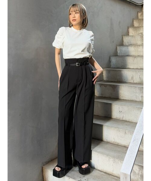 MURUA(ムルーア)の「バックルベルトサンダル(サンダル・レディース・ホワイト/ブラック/ゴールド系その他2・22.5/24.5/23.5)」の9枚目の写真