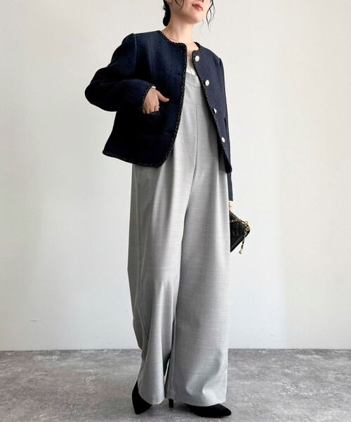 fredy emue（フレディエミュ）の「ツイードジャケット（ノーカラー