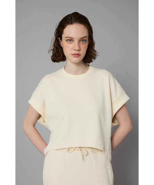 HeRIN.CYE(ヘリンドットサイ)の「Deformation cut tops ディフォーメーションカットトップス(Tシャツ/カットソー・レディース・ホワイト/ネイビー/チャコールグレー・FREE)」の2枚目の写真