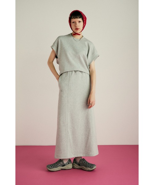 HeRIN.CYE(ヘリンドットサイ)の「Deformation cut tops ディフォーメーションカットトップス(Tシャツ/カットソー・レディース・ホワイト/ネイビー/チャコールグレー・FREE)」の4枚目の写真