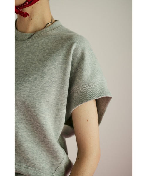 HeRIN.CYE(ヘリンドットサイ)の「Deformation cut tops ディフォーメーションカットトップス(Tシャツ/カットソー・レディース・ホワイト/ネイビー/チャコールグレー・FREE)」の8枚目の写真