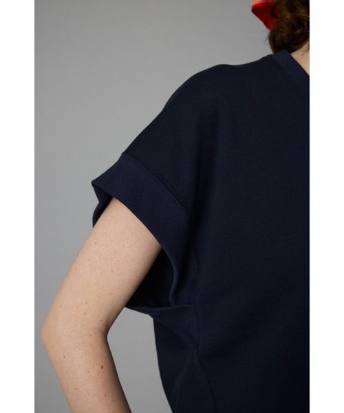 HeRIN.CYE(ヘリンドットサイ)の「Deformation cut tops ディフォーメーションカットトップス(Tシャツ/カットソー・レディース・ホワイト/ネイビー/チャコールグレー・FREE)」の15枚目の写真