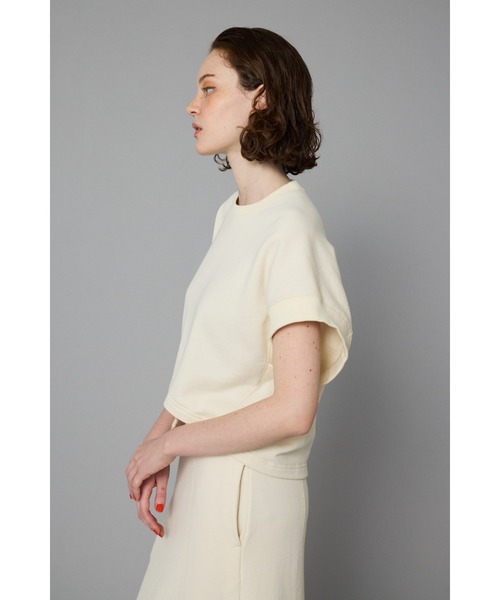 HeRIN.CYE(ヘリンドットサイ)の「Deformation cut tops ディフォーメーションカットトップス(Tシャツ/カットソー・レディース・ホワイト/ネイビー/チャコールグレー・FREE)」の18枚目の写真